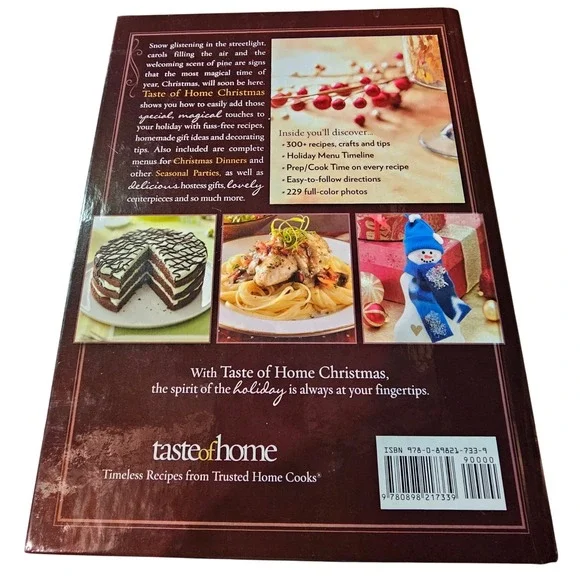 Taste of Home Christmas 2009 Cookbook Hardcover 300+ Recipes ISBN 9780898217339 - Picture 2 of 4